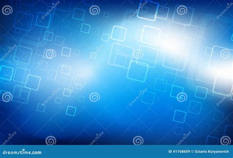 Hi-tech Blue Background. Vector Stock Vector - Illustration of glossy, futuristic: 41168609