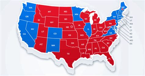 Map Of Red States - Large World Map