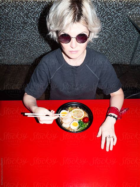 «Portrait Of A Beautiful Girl In A Restaurant Of Asian Cuisine» del colaborador de Stocksy «Stas ...