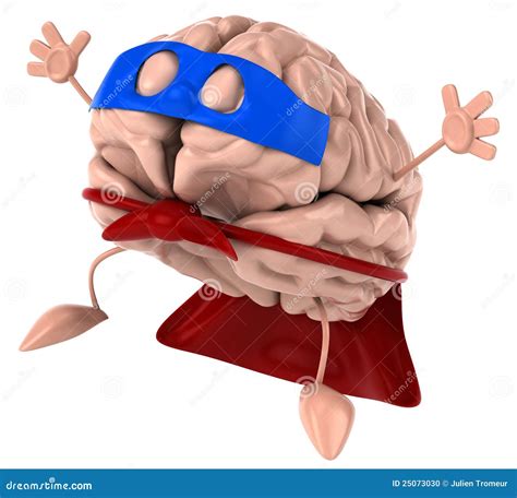 Super brain stock illustration. Illustration of health - 25073030