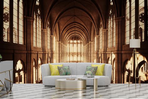 Church Cathedral Wall Mural Wallpaper