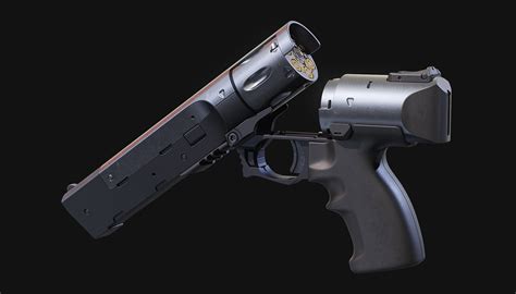 Roke Arms .357 Suppressed Revolver — polycount