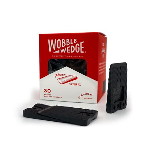 Wobble Wedges Flexible Plastic Furniture Leveling Shims (30 Pack) - Walmart.com - Walmart.com