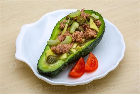 Tuna and avocado 8468103 Stock Photo at Vecteezy