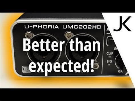 Behringer UMC202HD review (with noise measurement) : r/podcasting