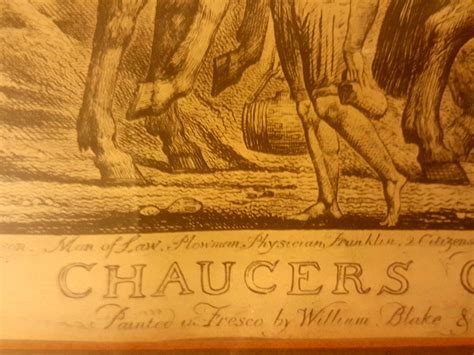 Chaucer's Canterbury Pilgrims 1810 Original - Etsy