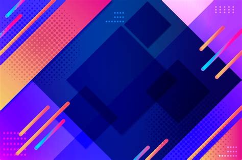 Free Vector | Geometric shapes gradient background