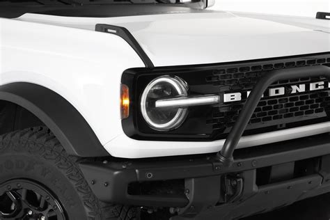 2021-2024 Ford Bronco, Headlight Cover Kit, 4 Piece, Carbon Fiber Look - GT Styling