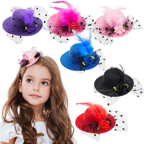 Large Fascinator Derby Hat With Hair Clip Women Big Chapeau Cap ... - Clip Art Library