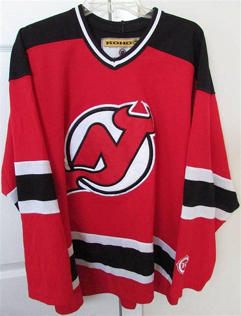 NHL New Jersey Devils Hockey Jersey Medium by KOHO High Quality EUC ...