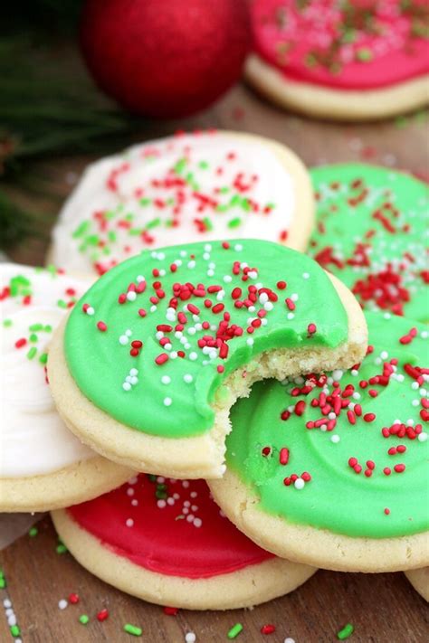 Christmas Sugar Cookies With Cream Cheese Frosting | Sweet Spicy Kitchen