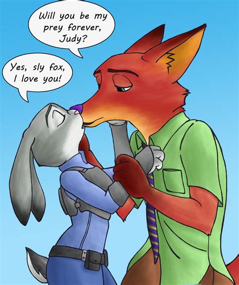 WildeHopps Traaaaaash!!! — fox-comics: Love and Kiss by NightMoonRising ...