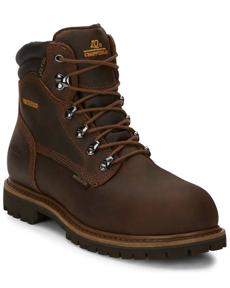 Chippewa Men's Insulated Composite Toe 6" Waterproof Work Boots | Boot Barn