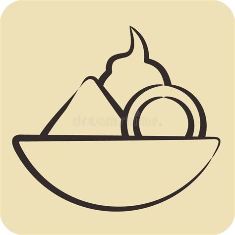 Icon Fruit Salad. Related To Vegan Symbol. Hand Drawn Style. Simple Design Editable Stock ...