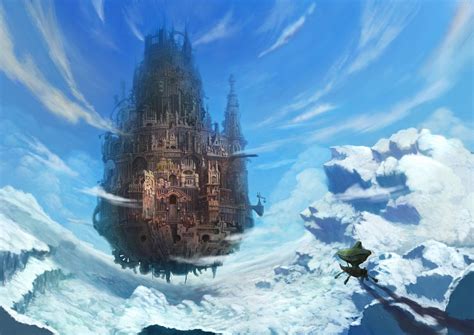 Floating Castle | Paisaje de fantasía, Arte de fantasía concepto ...