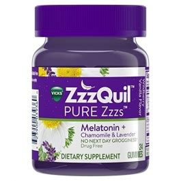 Vicks ZzzQuil PURE Zzzs Melatonin Sleep Aid Gummies, 24ct