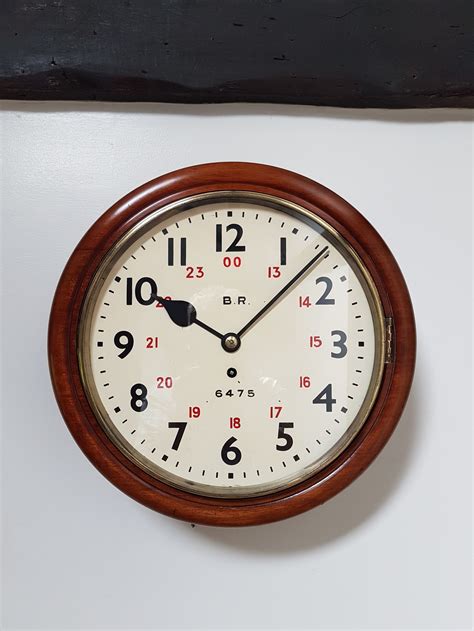 An Original Railway Station/depot Wall Clock Br 6475 | 555190 ...