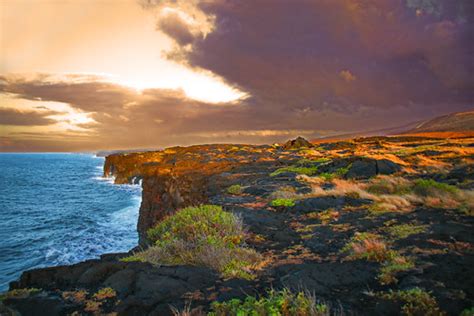 Kīlauea's Meets the Sea | Volcanic rock from Kīlauea Volcano… | Flickr