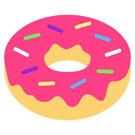 Doughnut emoji clipart. Free download transparent .PNG | Creazilla