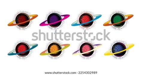 Original Vector Collection Vintage Style Planet Stock Vector (Royalty ...