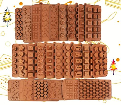 New Silicone Chocolate Mold 3d Shapes Chocolate baking Tools Non stick Silicone cake mold Jelly ...