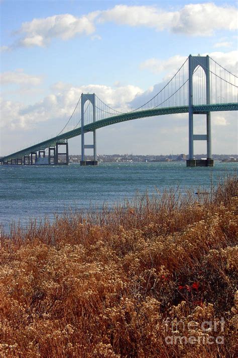 Newport Bridge Newport Rhode Island Photograph by Mike Nellums - Fine ...