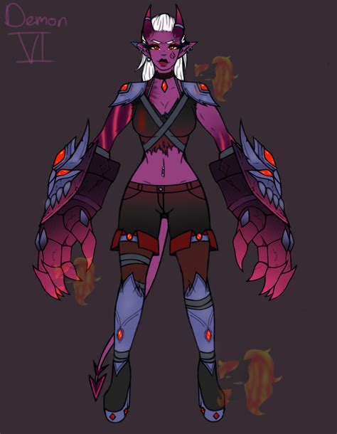 Redesign Demon Vi Skin | League Of Legends by AbyssalStarlight on ...