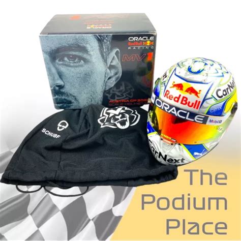 FORMULA 1 REDBULL Max Verstappen Austria GP 2022 Ltd Edition 1:2 Half Helmet $309.37 - PicClick