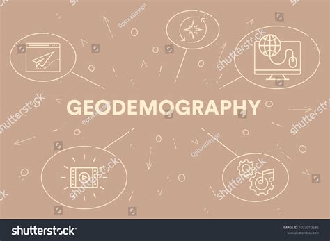 Conceptual Business Illustration Words Geodemography Stock Illustration ...