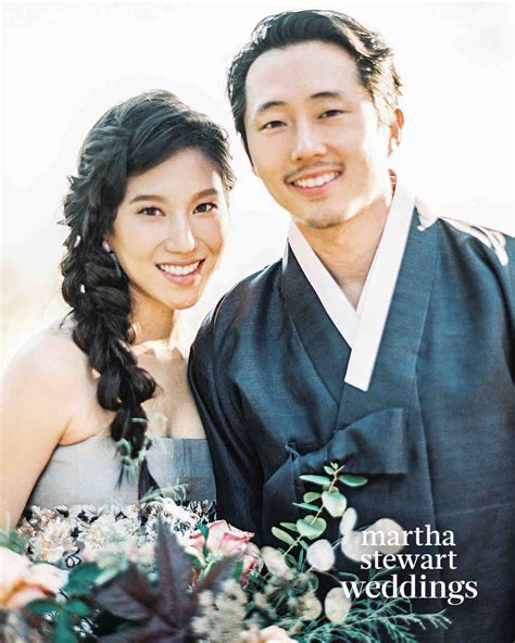 Exclusive: The Walking Dead's Steven Yeun and Joana Pak's California Wedding | Martha Stewart ...