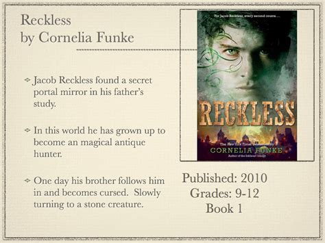 Young Adult Reading Machine: Reckless by Cornelia Funke