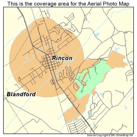 Aerial Photography Map of Rincon, GA Georgia