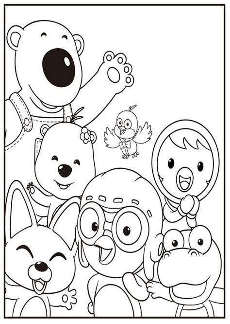 26 best ideas for coloring | Pororo Coloring Pages