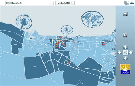 Emaar Interactive Base Map شركة أعمار العقارية و الخريطة الإلكترونية التفاعلية لإمارة دبي | UAE ...