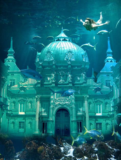 Underwater castle by Hellle on DeviantArt