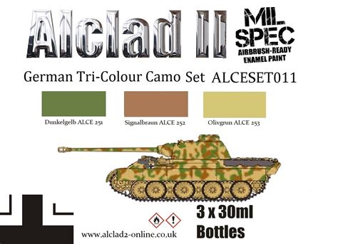 German Late WWII Panzer Camouflage 3x - 30ml | Vše pro modeláře Art Scale