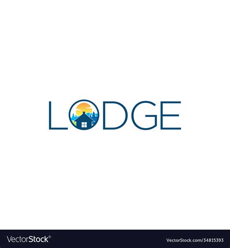 Lodge logo Royalty Free Vector Image - VectorStock