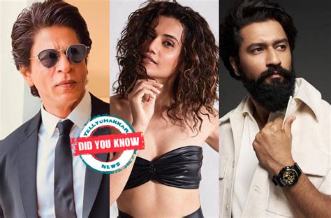 Did You Know! Dunki Cast Fees Breakdown: Shah Rukh Khan, Taapsee Pannu ...