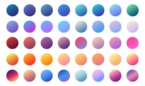 Collection of colorful modern gradient background for graphic design ...