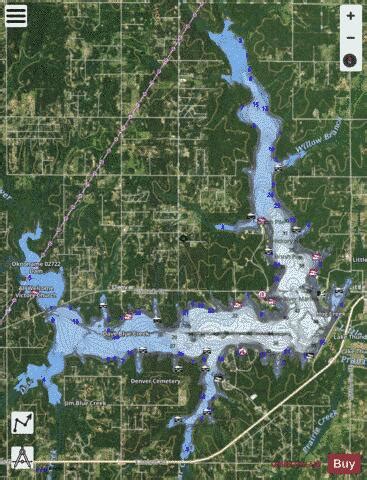 Lake Thunderbird Fishing Map | Nautical Charts App