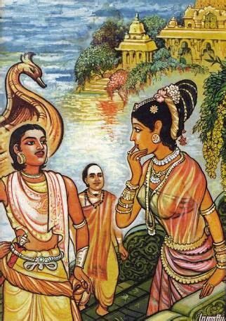 Manian's drawing of Vandhiyathevan and Kundavi in the famous novel 'Ponniyin Selvan by Kalki ...