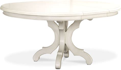 Charleston Round Dining Table - White | American Signature Furniture