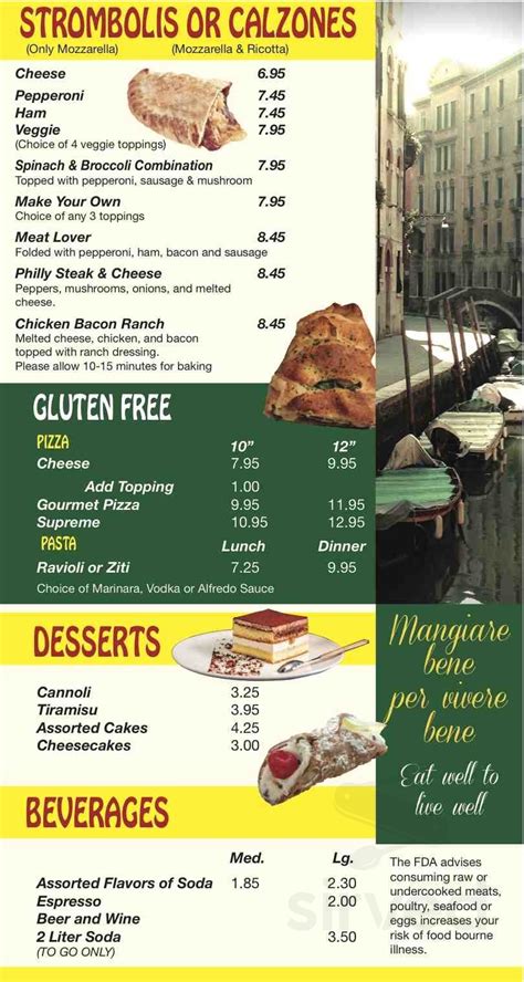 Palace Pizza menus in Bartow, Florida, United States