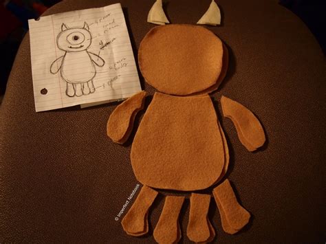 What the Craft – How to Make a Little Mikey Plushie From Monsters Inc. – Little Lazy Fri ...