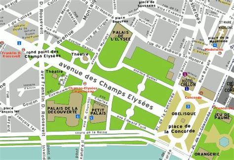 plan des jardins des Champs Elysées | Champs elysees, Elysee, Paris