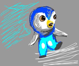 Realistic Piplup - Drawception