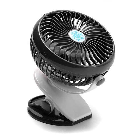 clip on oscillating fan rechargeable usb desk fan stroller mini portable personal fan Sale ...