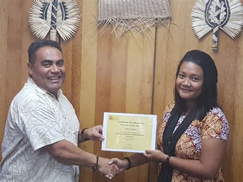 Tuvalu Tourism Officer Completes Research & Marketing Training Attachment - Pacific Tourism ...