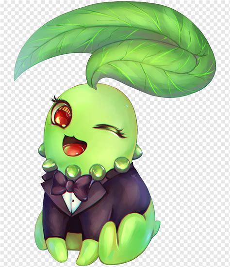 Pokémon Chikorita Fan art الفن الرقمي ، البوكيمون, شخصية خيالية, رسوم متحركة, بوكيمون png