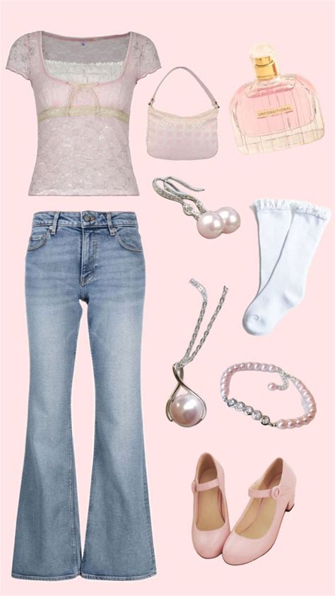 #pink #y2k #asesthetic #outfitinspo #outfit #pinkaesthetic #pearls # ...